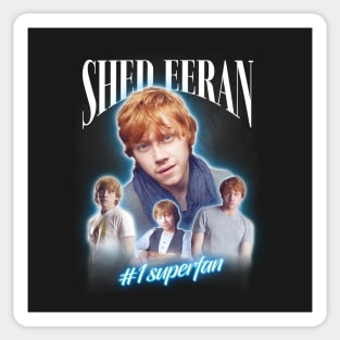 Rupert Grint Shed Eeran Parody Cursed Fan Collage Sticker